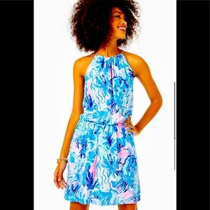 Lilly Pulitzer Blue and Pink Jumpsuit